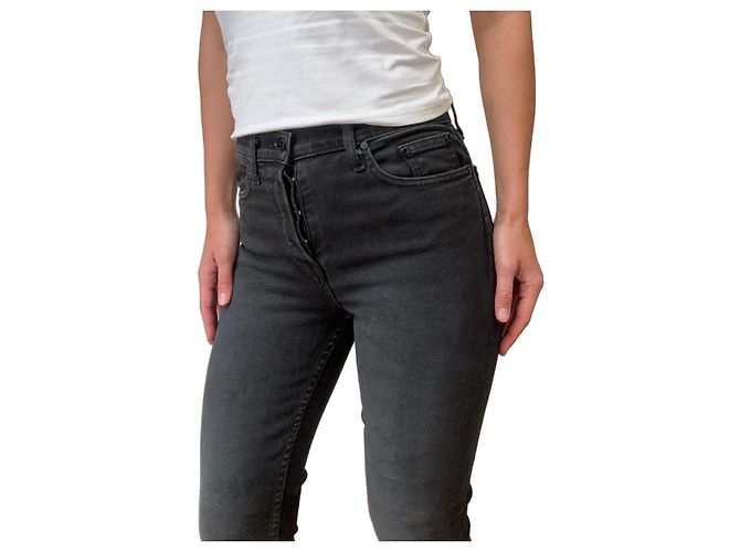 Autre Marque Jeans negros de algodón Cotton Citizen