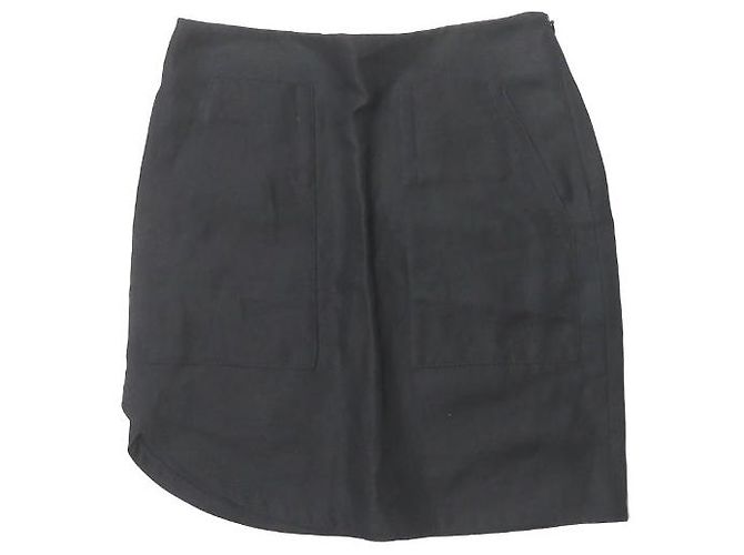 Autre Marque Saia de linho 3.1 Phillip Lim Preto