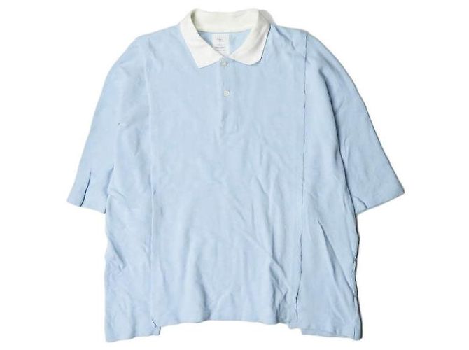 Autre Marque Polo in cotone piqué a maniche corte Blu