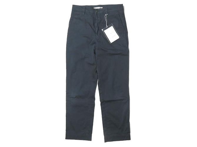 Calças de algodão slim fit Acne Studios
Calças de algodão Azul Azul marinho