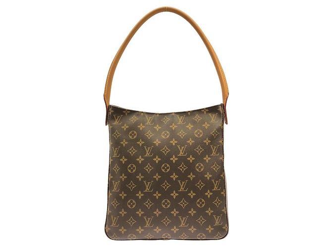 Sac à main Louis Vuitton Monogram Looping GM M51145 Marron