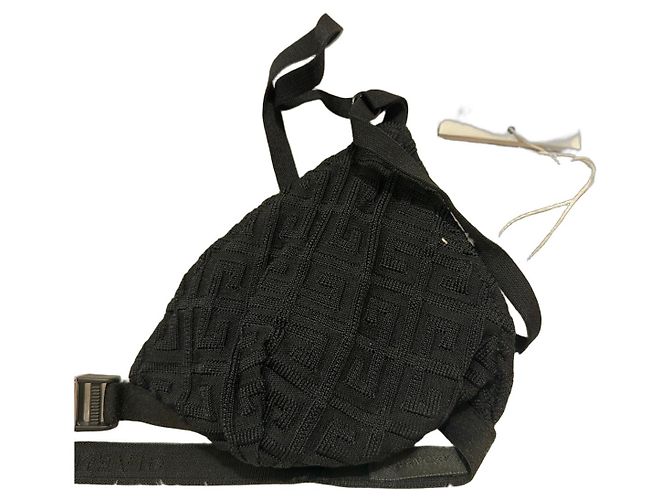 Givenchy Schwarzes Strickbikini mit Logo
