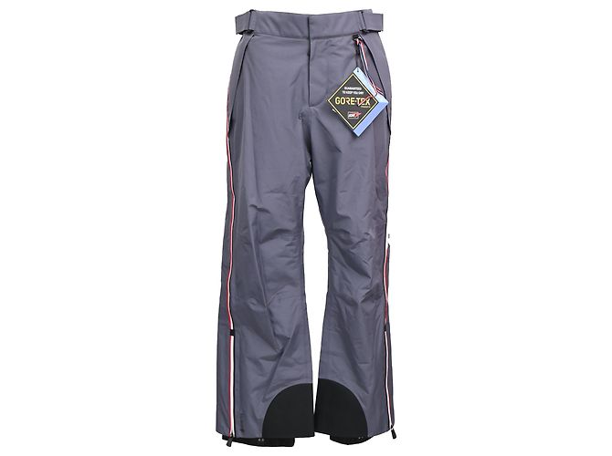 Moncler x DFS Goretex Padded Ski Trousers in Grey Polyamide