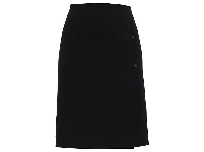 Jupe mi-longue Proenza Schouler en laine noire