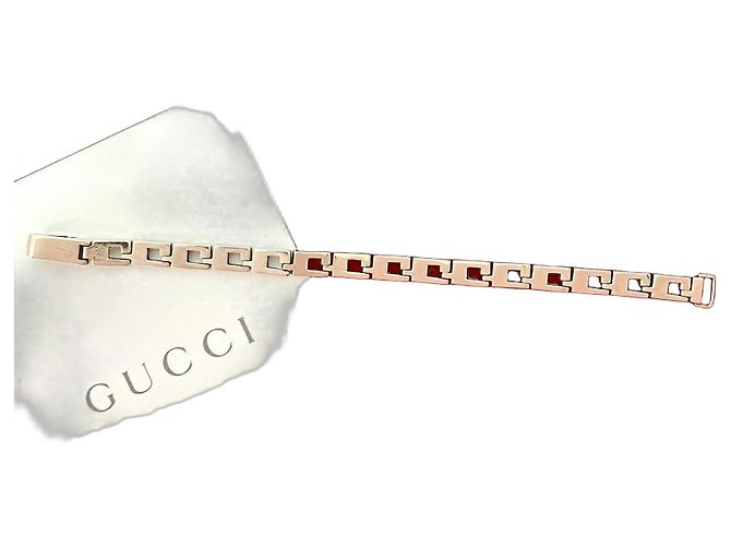 Pulsera Gucci Square G Plata