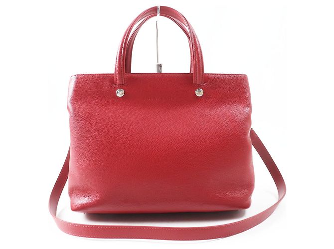 2-in-1 Handtasche Longchamp Le Pliage Cuir Rot