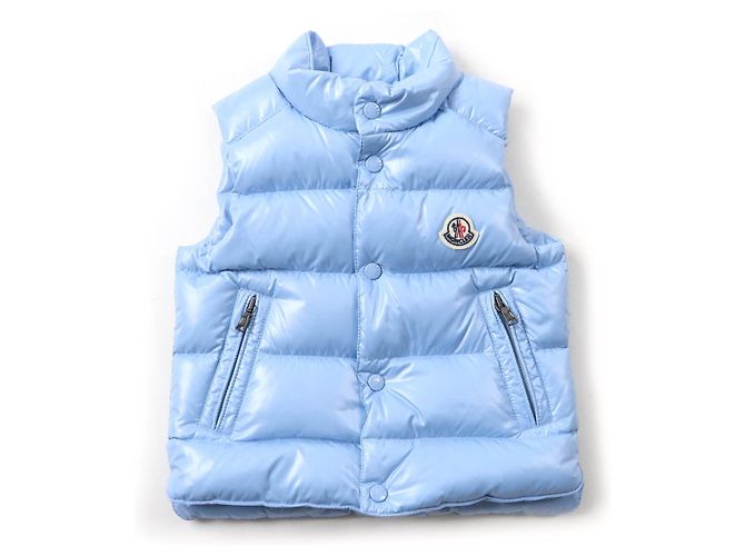 Moncler BERNARD Nylon Down Vest Blue Light blue