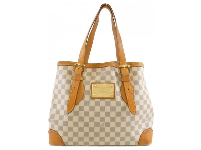 Borsa Hampstead MM Damier Azur di Louis Vuitton Blu