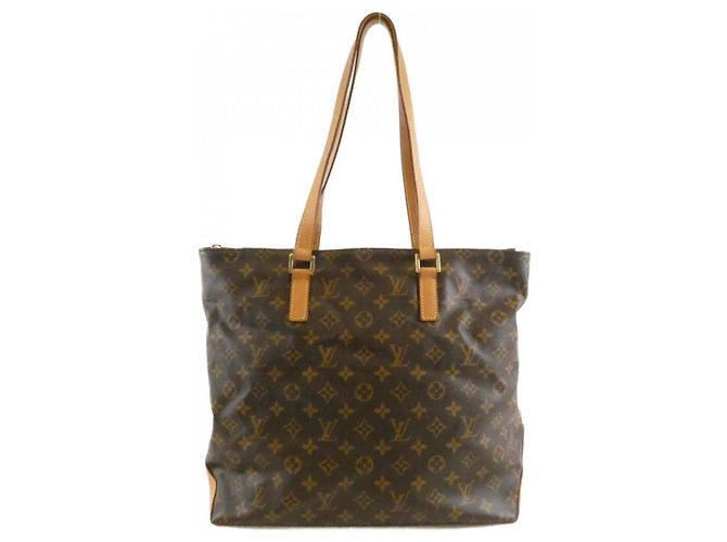 Sac à main Louis Vuitton Monogram Cabas Mezzo M51151 Marron