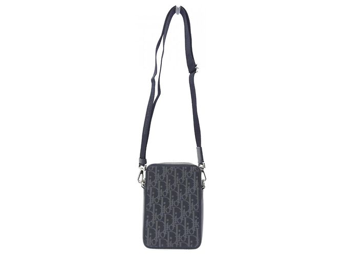 Borsa Dior Oblique Christian Dior Marrone Nero