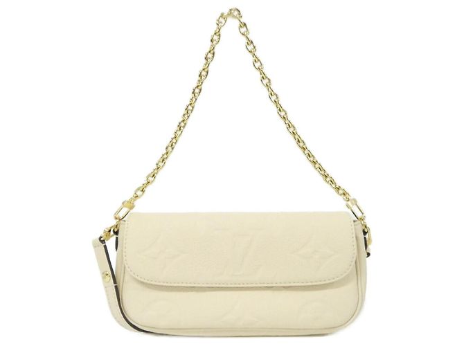 Ivy Borsa a Spalla Monogram Empreinte Louis Vuitton Crudo