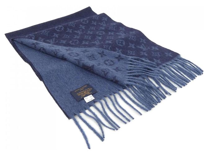 Stola Monogram Gradient Louis Vuitton Blu navy