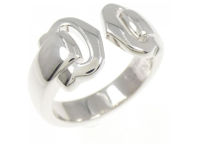 Anello 2C Cartier in oro bianco 18K D'oro