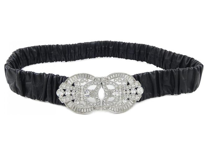 Timeless Schwarzer Gürtel Chanel 23S