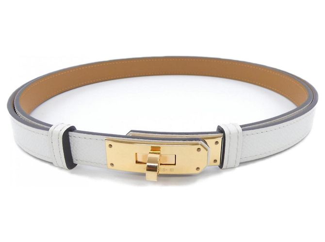 Hermès Cinturón blanco Hermes Kelly