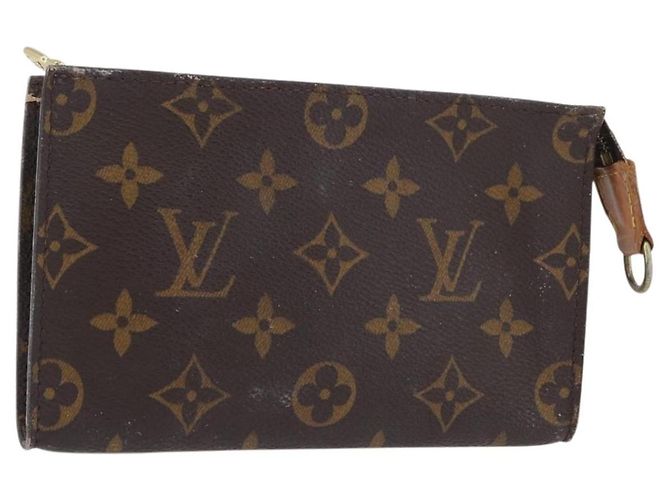 LOUIS VUITTON Monogram Bucket PM Accessory Pouch LV Auth 172497