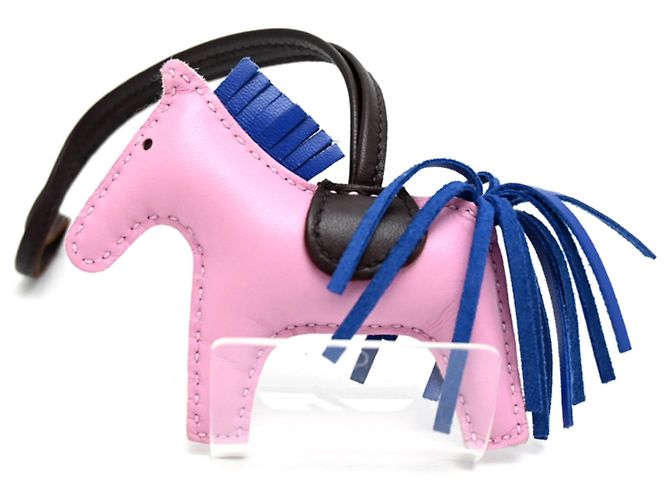 Charm per borsa Hermès Rodeo PM Z Rosa