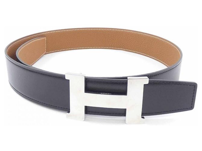 Hermès Constance 38mm Wendegürtel Braun Schwarz
