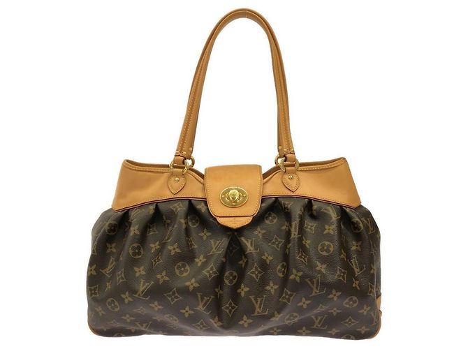 Bolsa de Ombro Monogram Boétie MM da Louis Vuitton Marrom