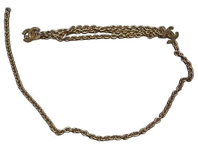 Cinturón Chanel Metal Dorado Gold hardware