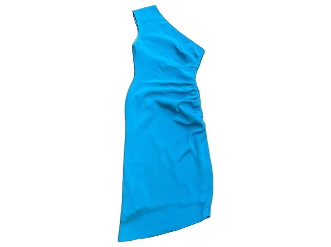 Prabal Gurung Kleid aus blauer Seide