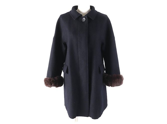 Autre Marque MACKINTOSH PHILOSOPHY Wool Rabbit Fur Coat