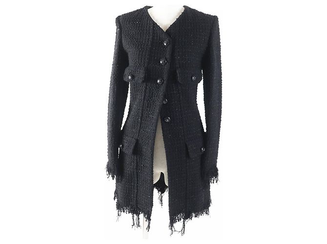 Timeless Cappotto in cotone e poliammide Chanel 22C P71826 Nero