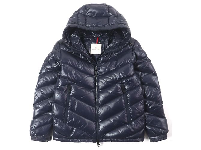 Moncler ALEIG Nylon Daunenjacke Blau Marineblau