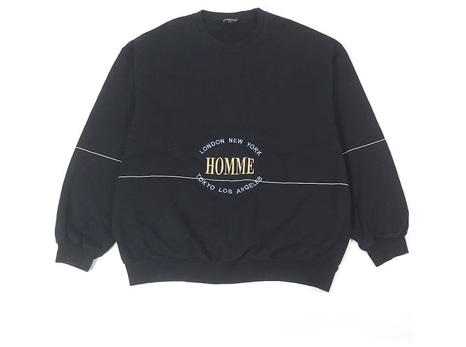 Everyday Suéter de algodão e rayon Balenciaga HOMME Preto