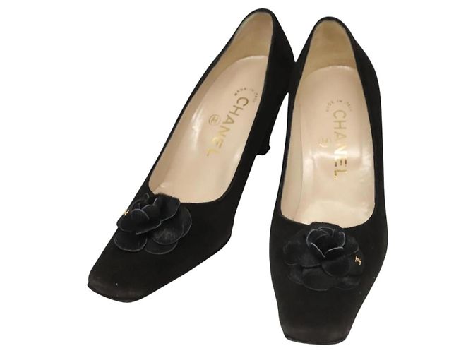 Scarpe Clog Classiche Chanel Nero Svezia