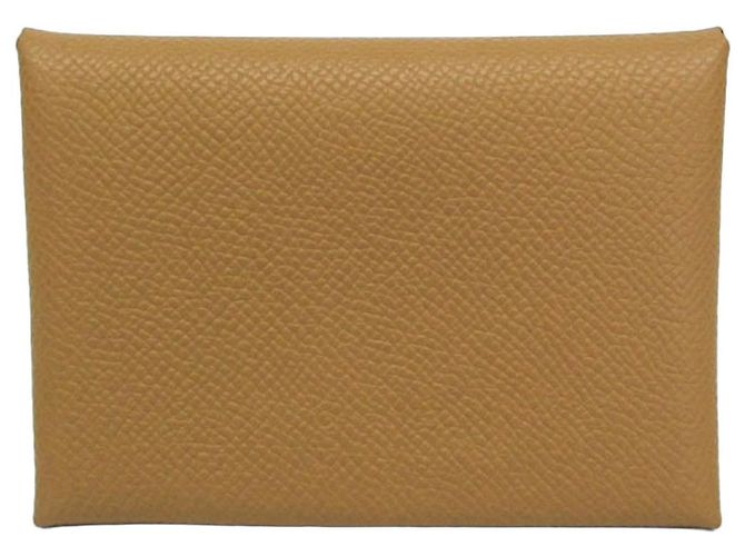 Hermès Hermes Calvi Duo Epsom Leather Card Case