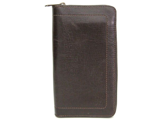 Louis Vuitton Utah Zippy Organizer M97025 Long Wallet Brown