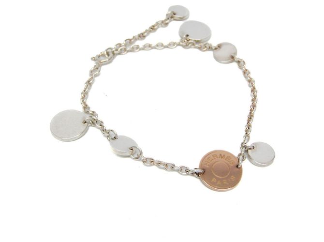 Bracciale Charm Serie Confetti Hermès Argento D'oro