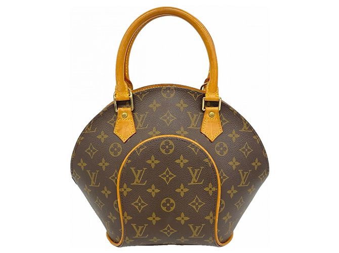 Louis Vuitton Monogram Ellipse PM Handbag Brown