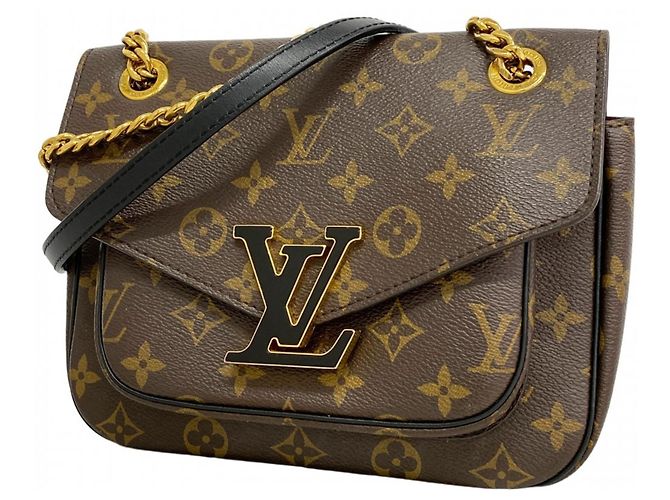 Bolsa de Ombro Monogram Passy da Louis Vuitton Marrom