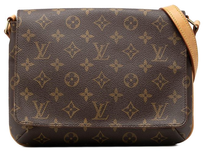 Louis Vuitton Musette Tango Marrone Monogramma Manico Corto