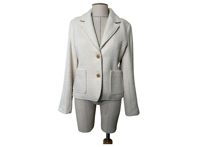 Autre Marque Skall Studio Claire Wollblazer Weiß