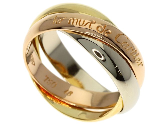 Anillo Trinity de Cartier Amarillo