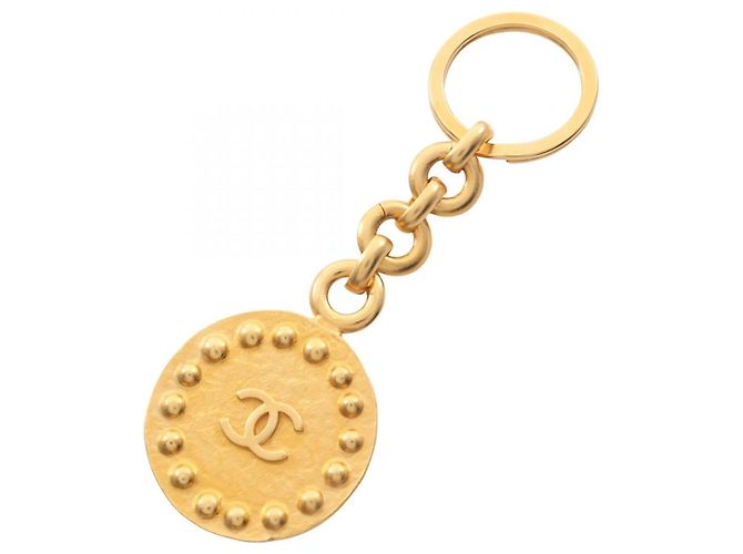 Chanel Coco Mark Keychain Accessory Golden