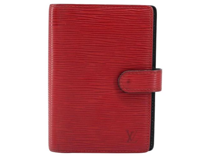 Louis Vuitton Agenda Cover Epi Leather PM Red