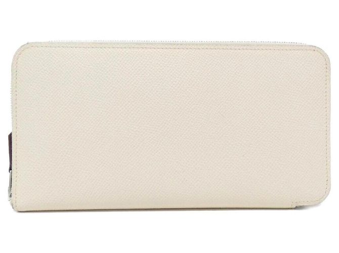 Hermès Hermes Lucky Daisy Bi-Fold Wallet White