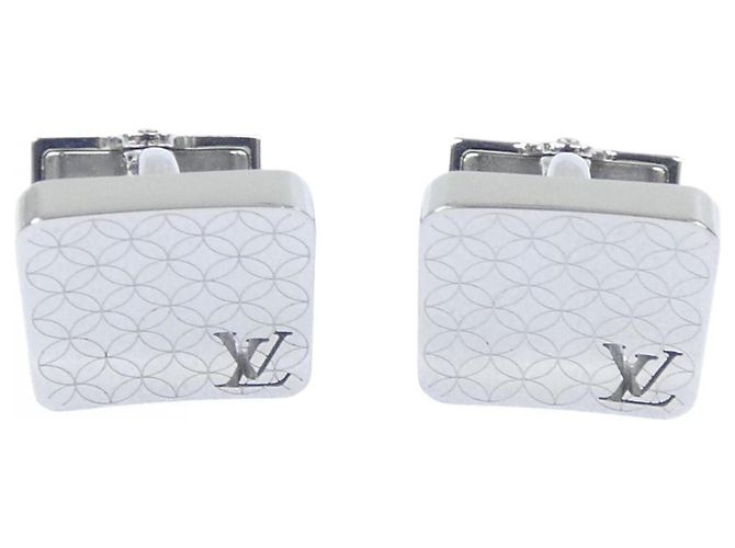 Abotoaduras Louis Vuitton Champs-Élysées M65043 Prata