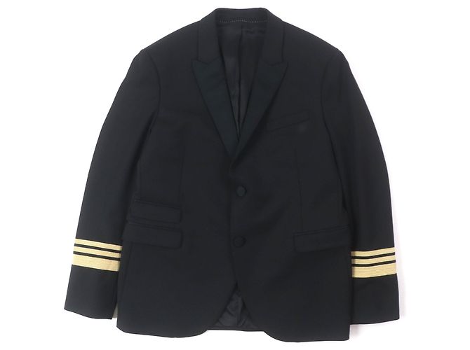 Autre Marque Neil Barrett TUXEDO Wool Blend Jacket Black