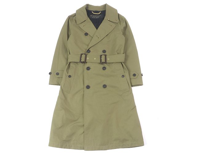 Trench coat de algodón con logo de Burberry
Trench coat de algodón Beige Caqui