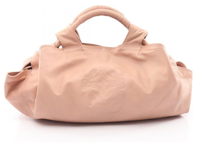 Bolsa de couro nappa rosa Loewe Aire