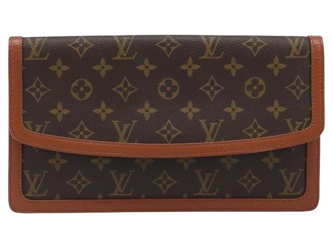 Louis Vuitton Donna Pochette Monogram Canvas GM Marrone