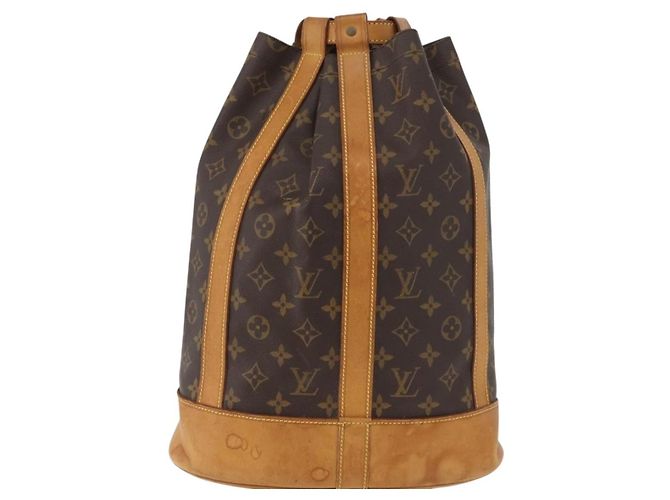 Louis Vuitton Randonnee Monogram Canvas PM Castaño