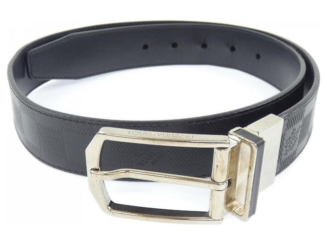 Reversible Slender Gürtel 35mm Louis Vuitton M9906 Schwarz