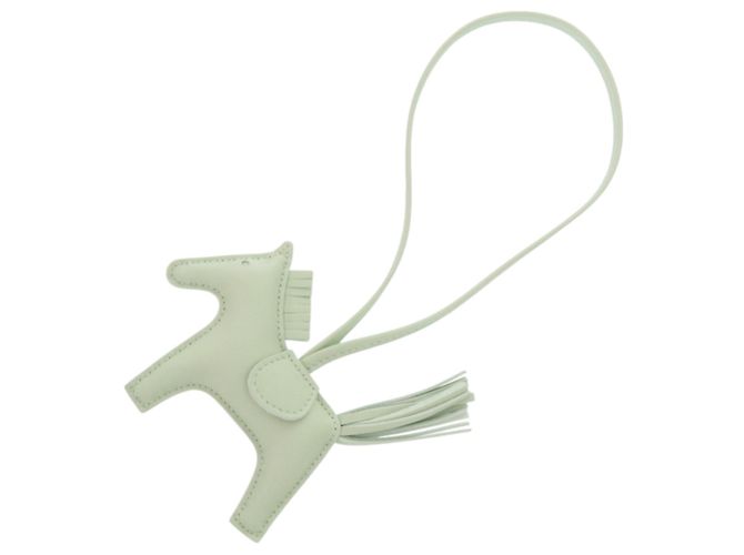 Chaveiro Rodeo PM em couro de cordeiro da Hermès