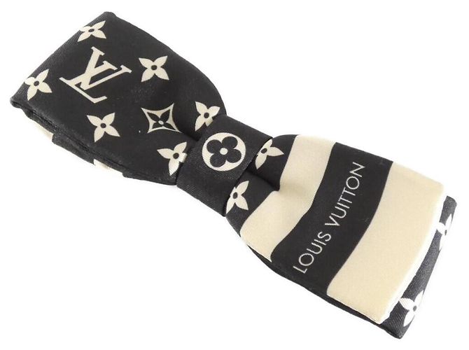 Accessorio per capelli in silhouette di papillon Monogram Louis Vuitton Nero